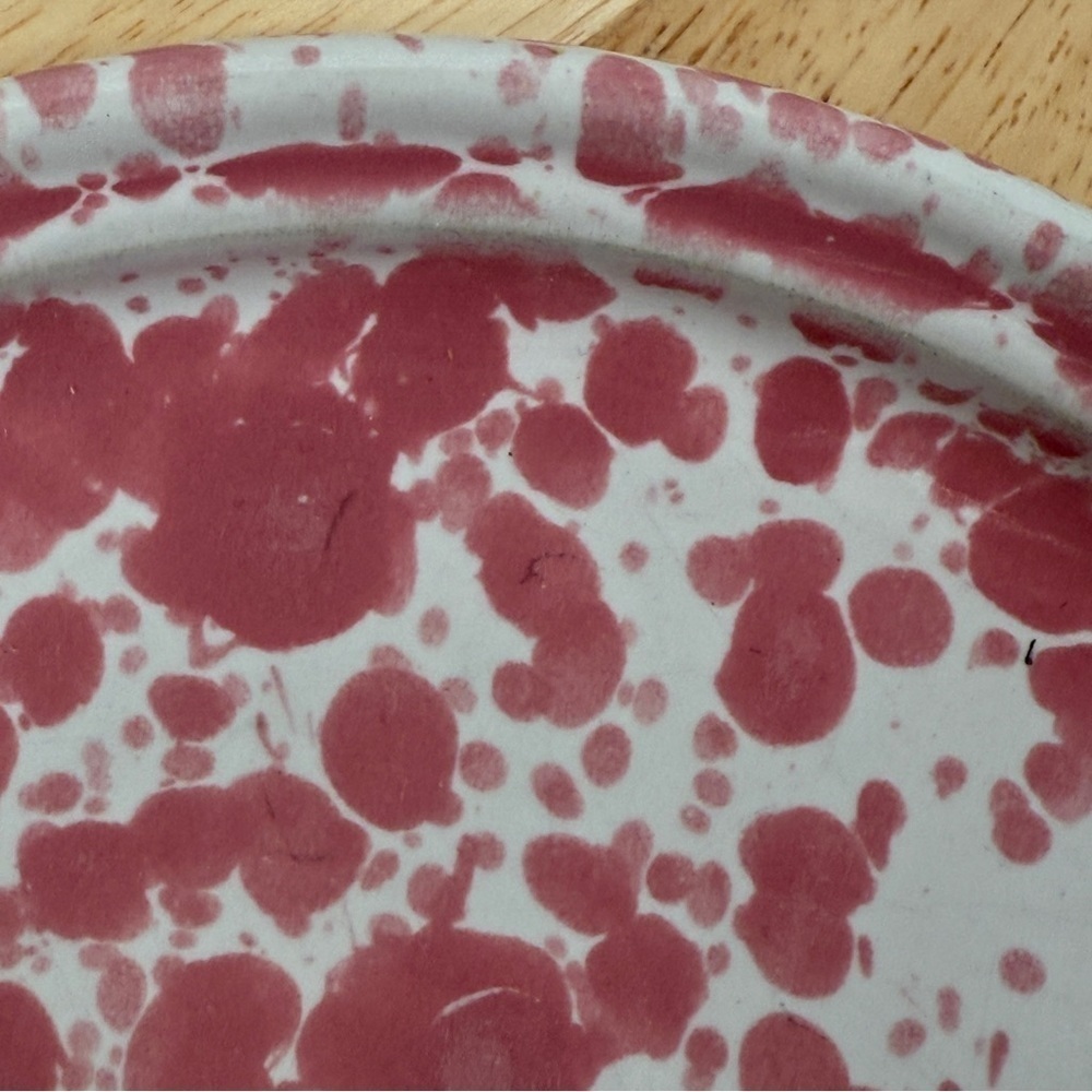 Bennington Potters Pink Agate Salad Plate 7.5 Inch - Picture 4 of 8